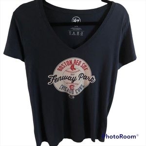 Boston Red Sox Fenway Park Tshirt. 2017 Red Sox vs. Chicago Cubs Size XL